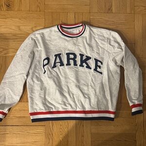 Parke French terry vintage varsity crew L/XL
